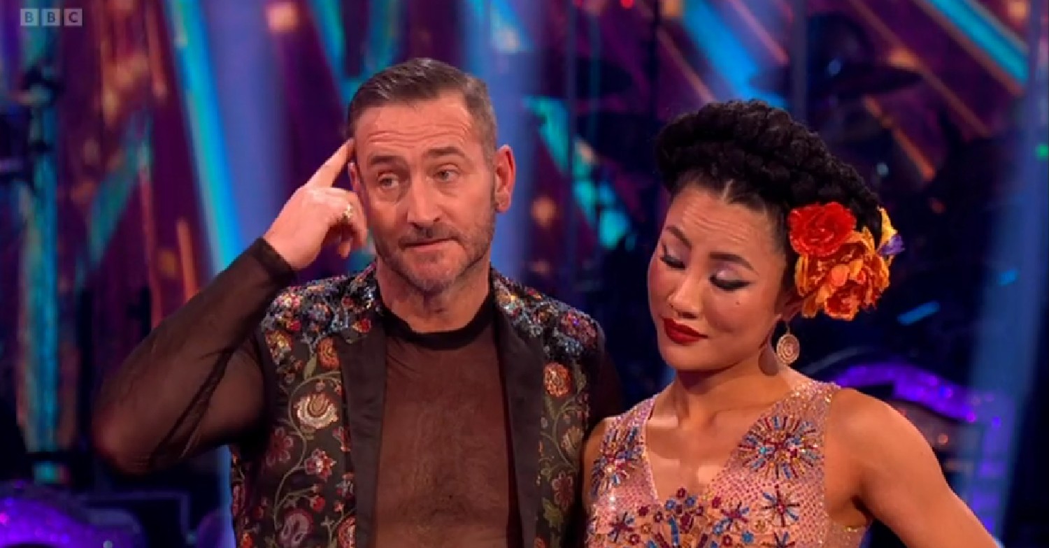 Will Mellor itches his head on Strictly with Nancy Xu