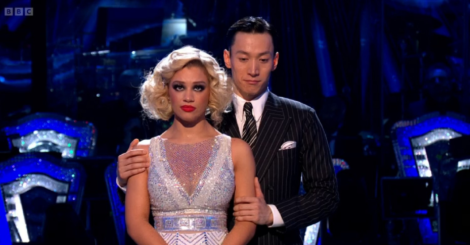 Molly Rainford and Carlos Gu on Strictly last weekend