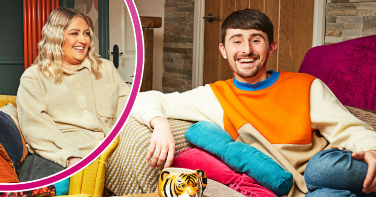Gogglebox stars Ellie and Pete smiling