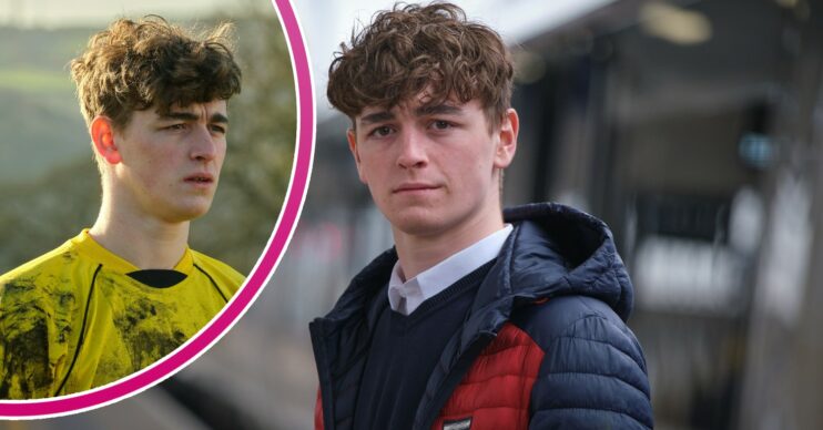 Rhys Connah smiling in Happy Valley