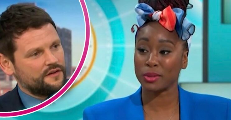 Scarlette Douglas with Gordon Smart on Good Morning Britain
