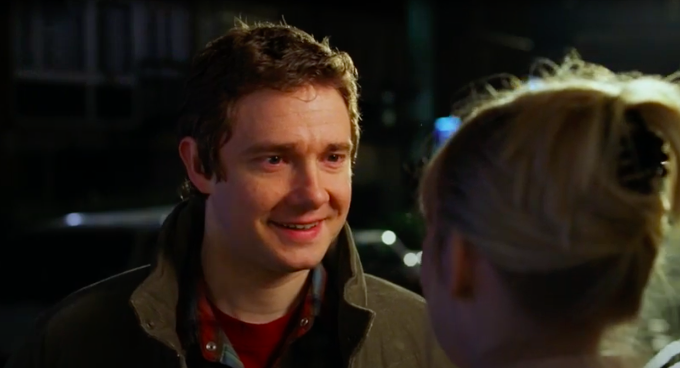 Love Actually star Martin Freeman smiling