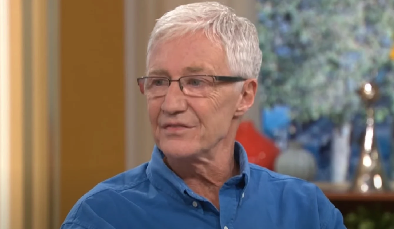 Paul O'Grady being interviewed on This Morning