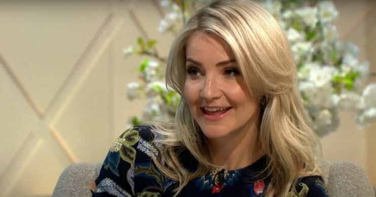 Helen Skelton smiling on Lorraine