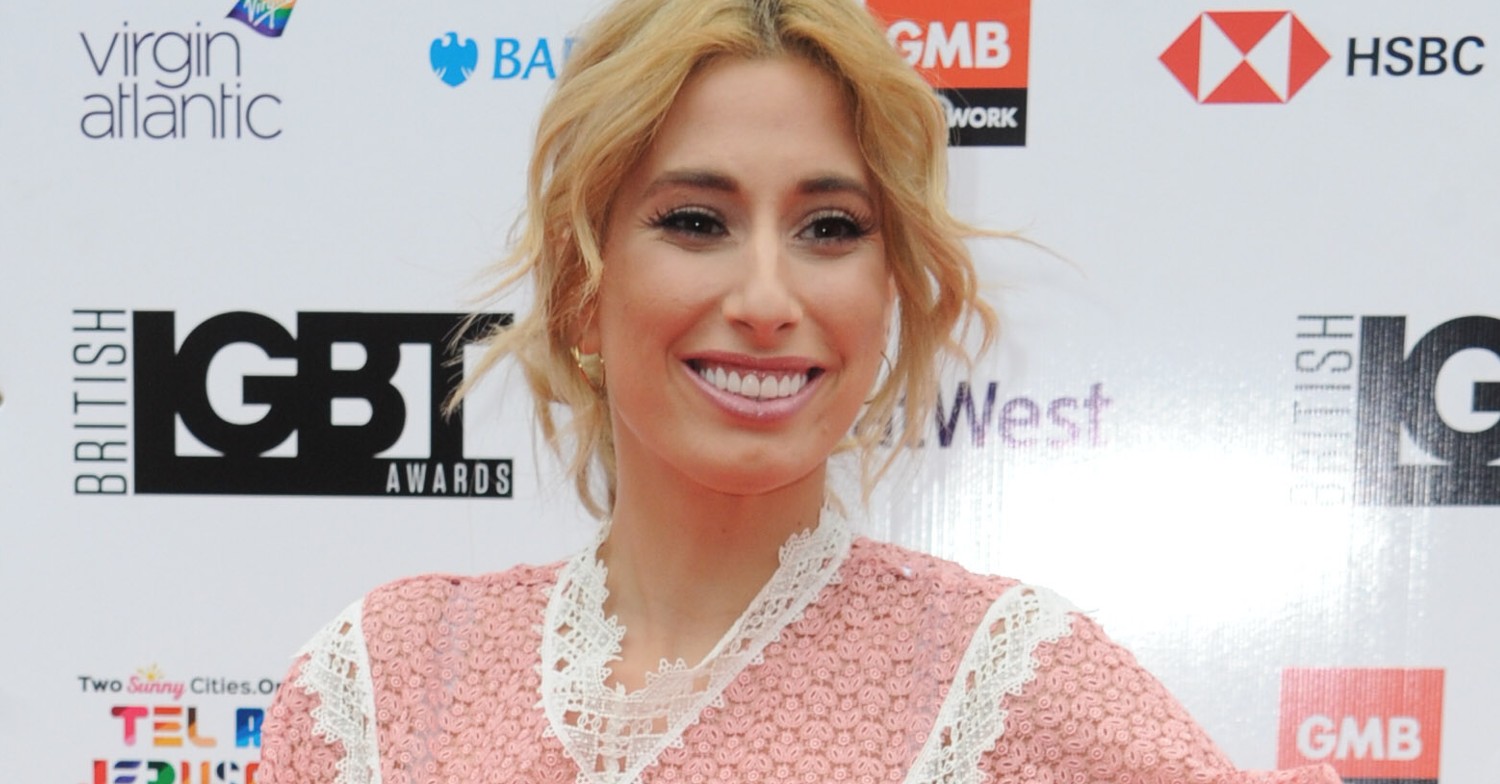 Stacey Solomon smiling