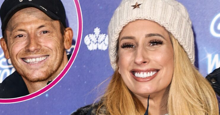 Stacey Solomon and Joe Swash smiling