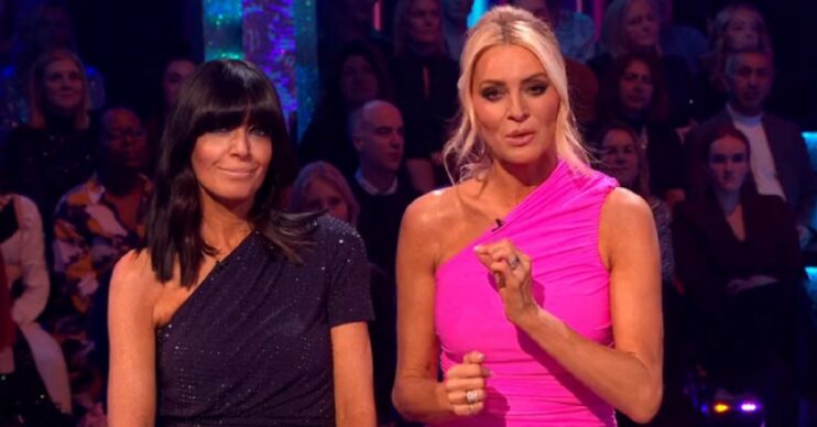 Claudia Winkleman and Tess Daly hosting Strictly semi final