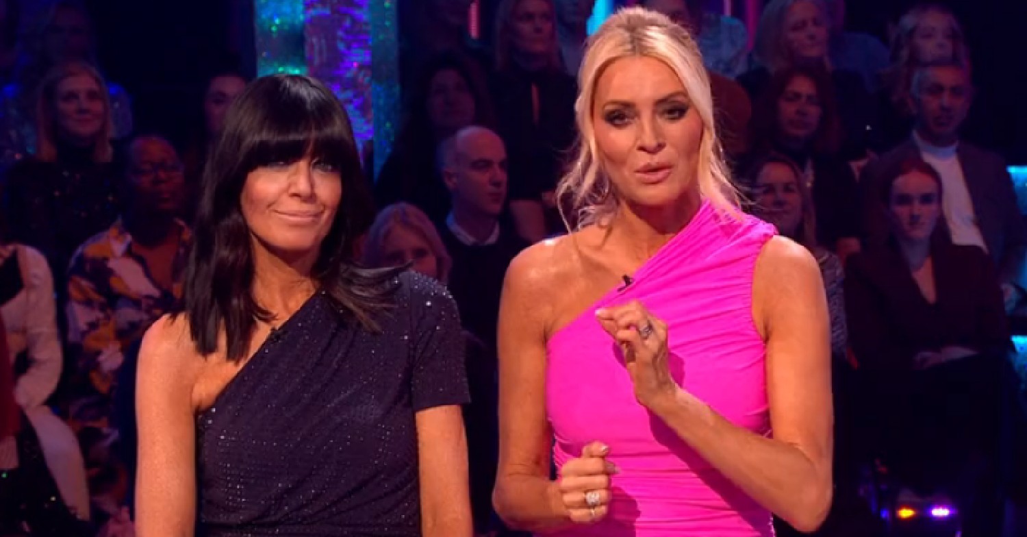 Claudia Winkleman and Tess Daly hosting Strictly semi final