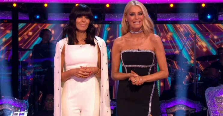 claudia Winkleman and Tess Daly host Strictly Come Dancing's final
