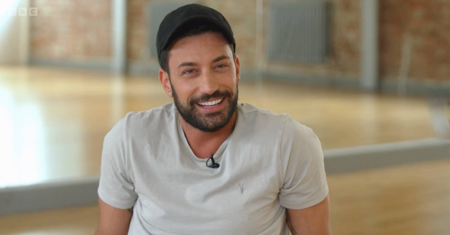 Strictly star Giovanni Pernice smiles
