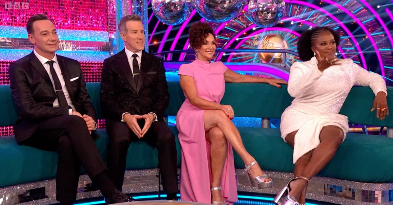 Strictly judges sit together