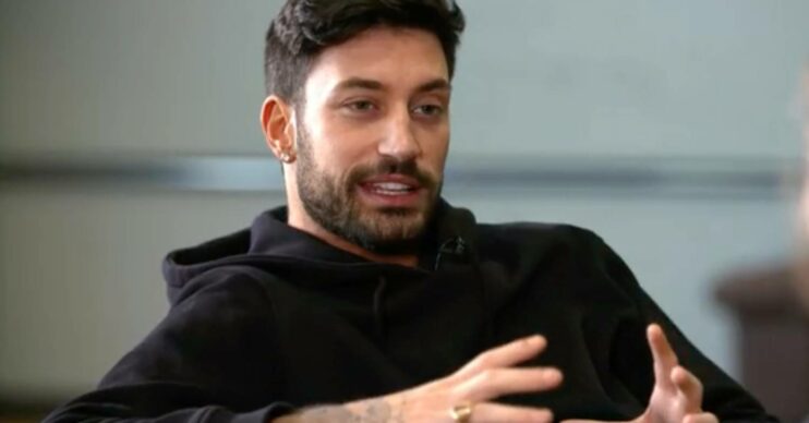Strictly star Giovanni Pernice makes his point