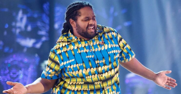 Hamza Yassin dancing on Strictly Come Dancing