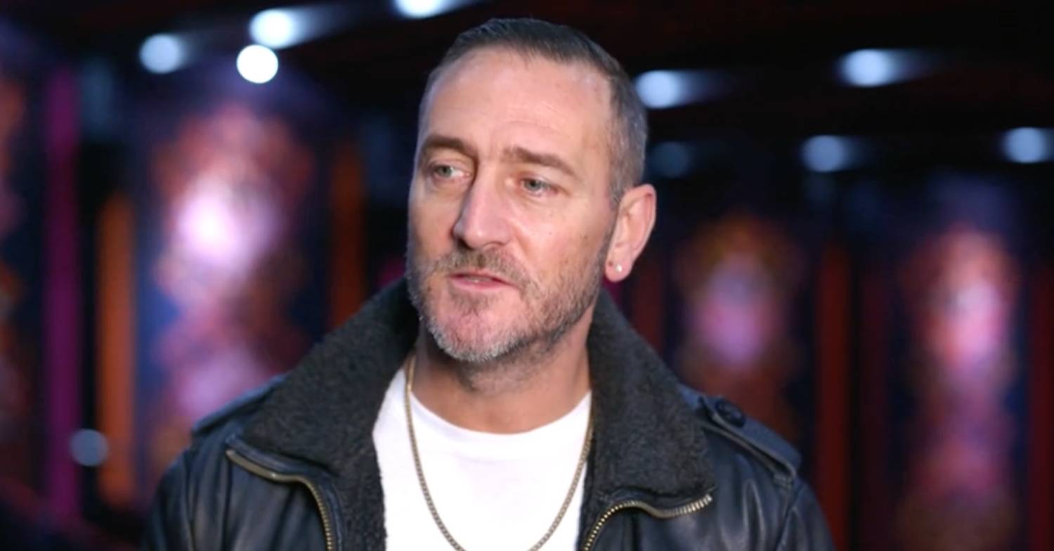 Strictly star Will Mellor looks to the side
