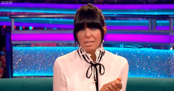 Claudia Winkleman fringe hairstyle