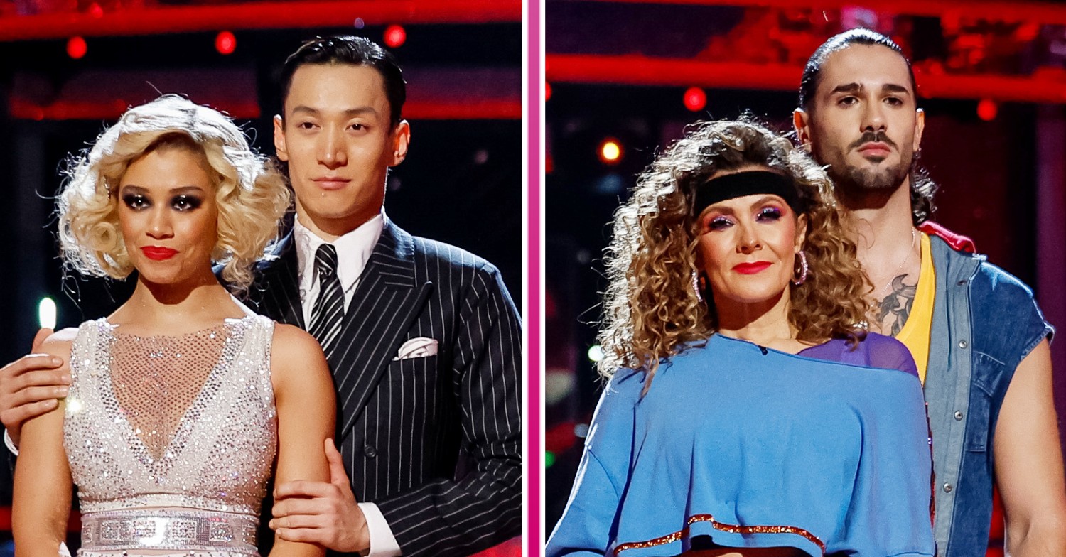 Molly and Carlos Kym and Graziano in Strictly bottom two comp shot