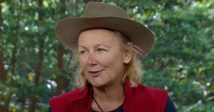 Sue Cleaver during exit interview on I'm A Celebrity
