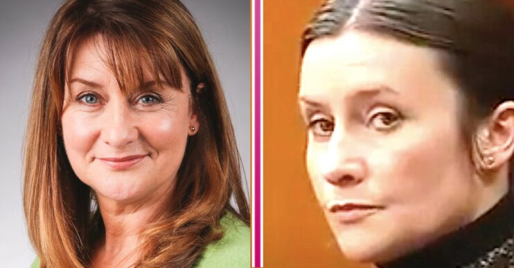 Susan Cookson as Wendy Posner and as DI Judy Dove in Emmerdale