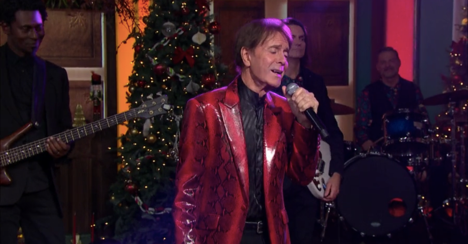 Cliff Richard singing on This Morning