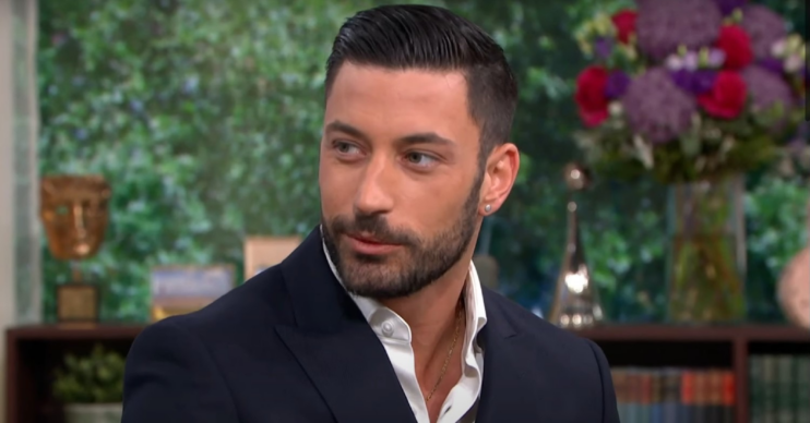 Giovanni Pernice during an Interview on This Morning