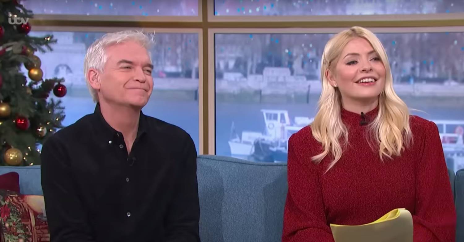 ITV This Morning hosts Phillip Schofield and Holly Willoughby both smile