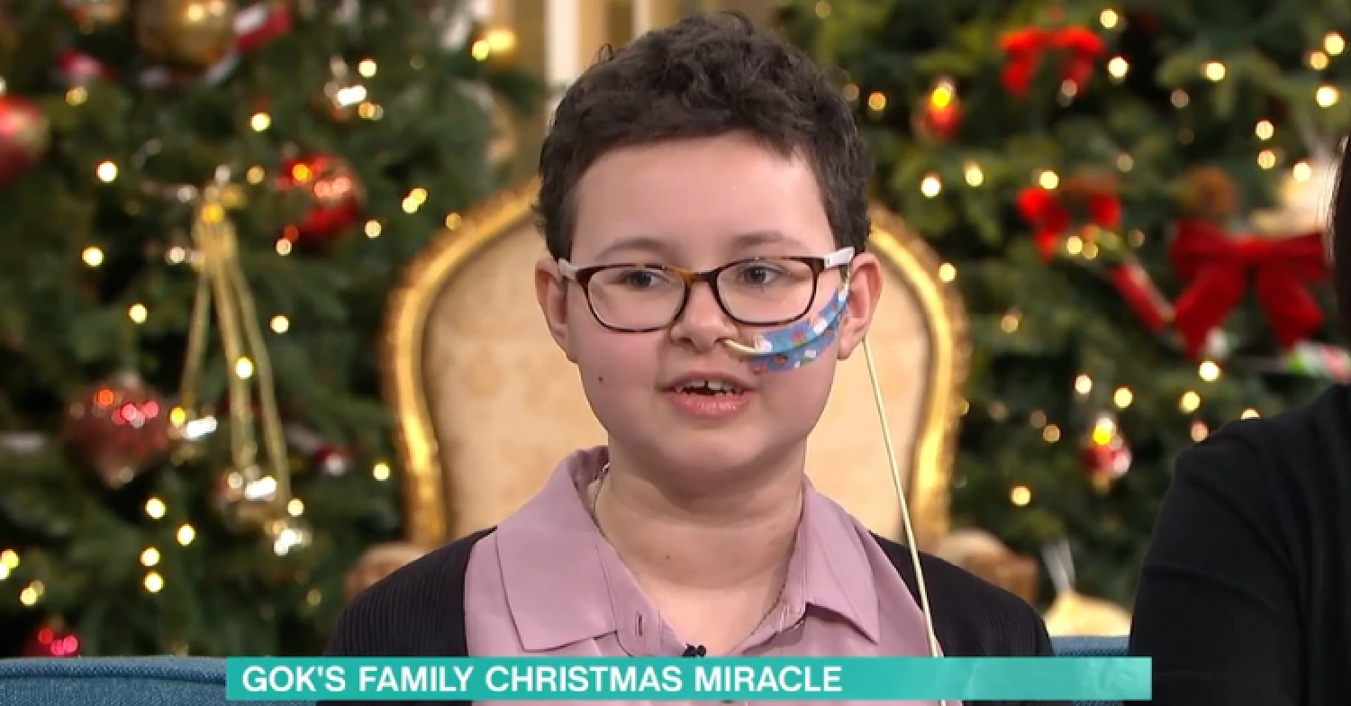 Gok Wan's cousin smiling on This Morning today