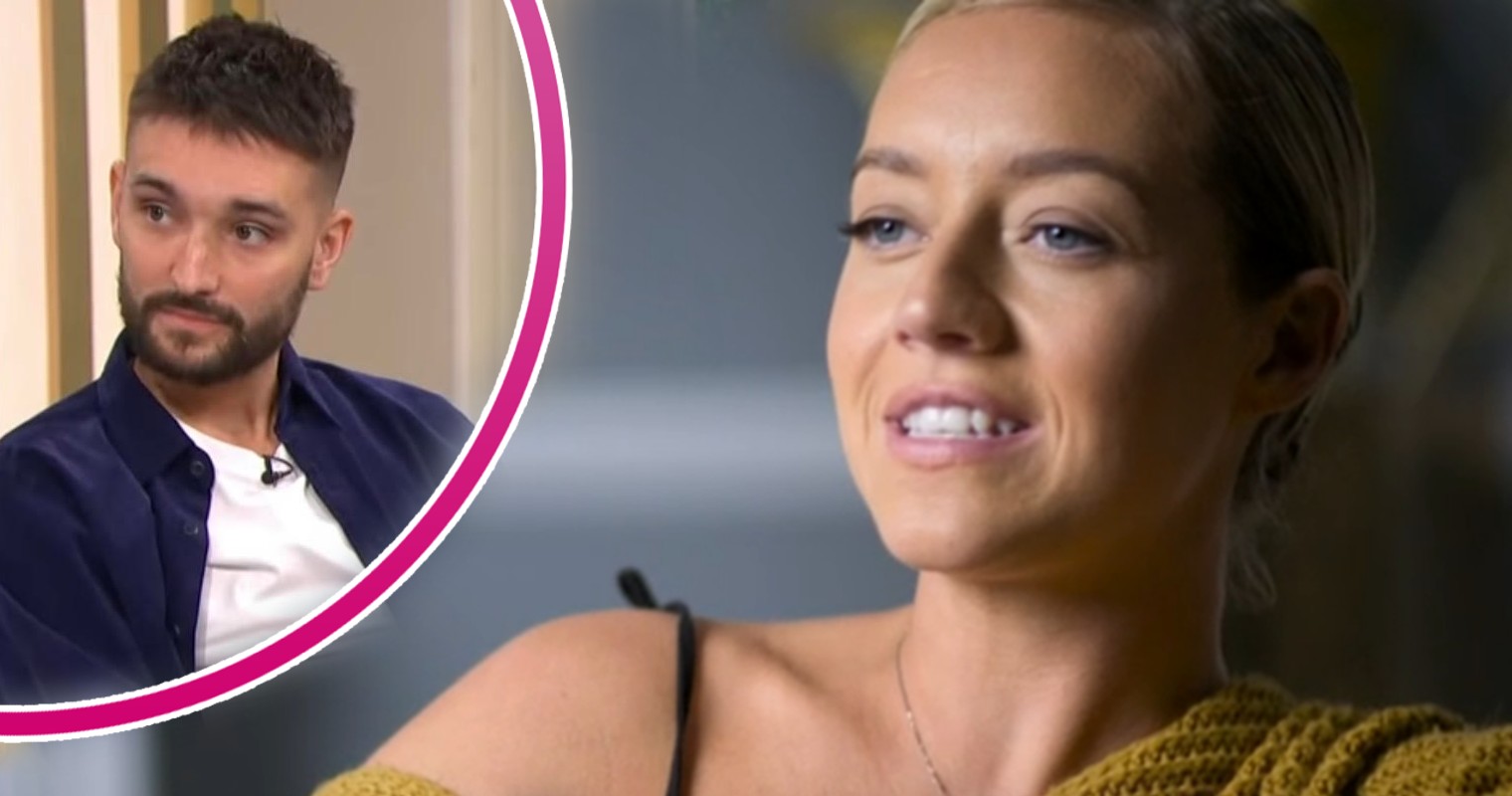 Kelsey Parker smiling and Tom on This Morning