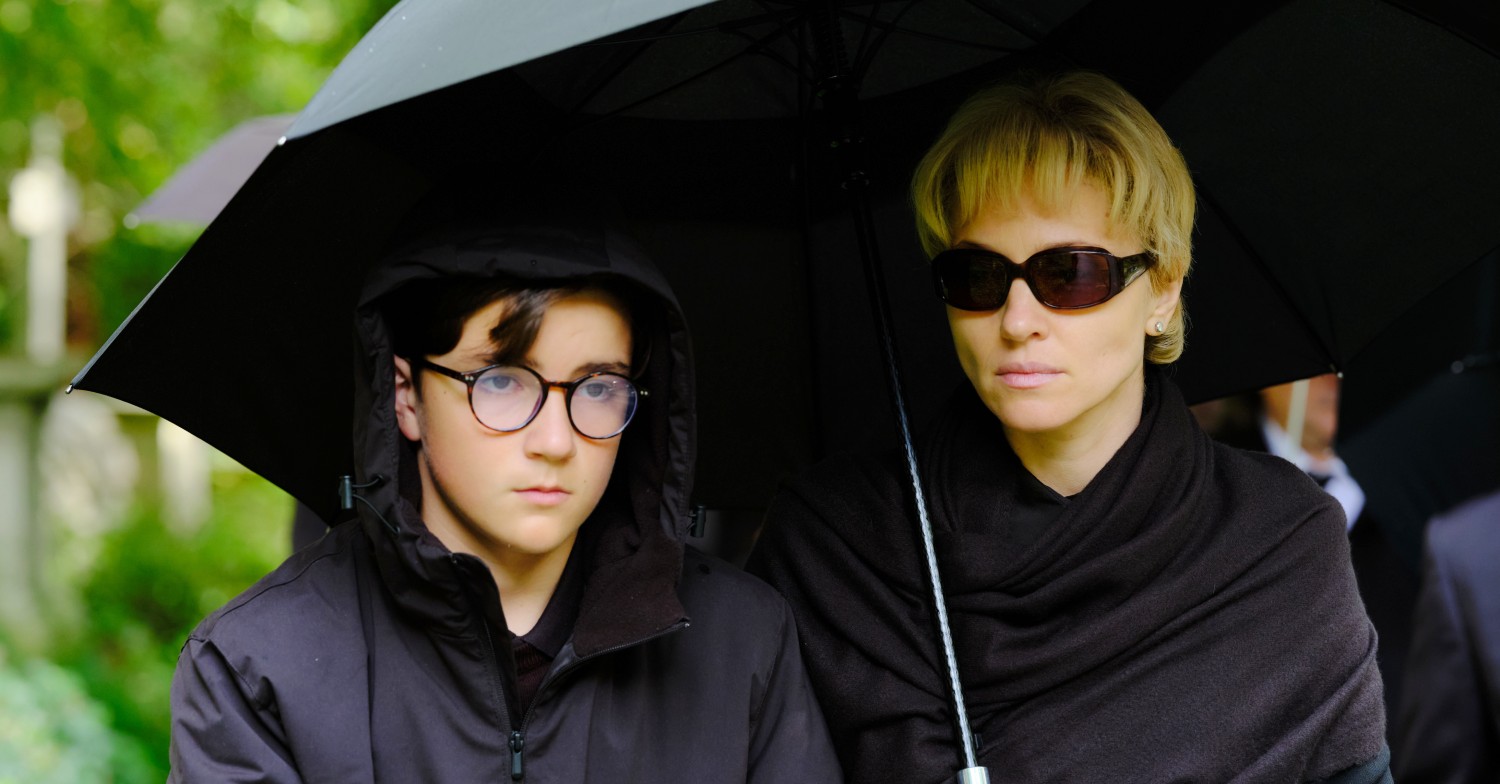 Temirlan Blaev and Margarita Levieva in character as Anatoly and Marina Litvinenko