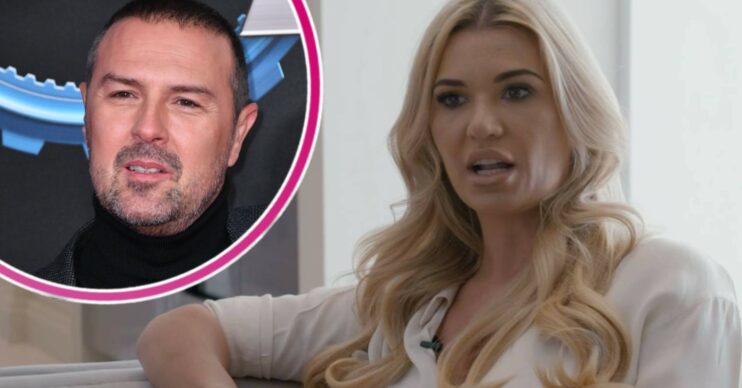 Paddy smiling and Christine McGuinness during BBC doc