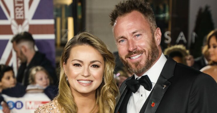 Ola and James Jordan smiling