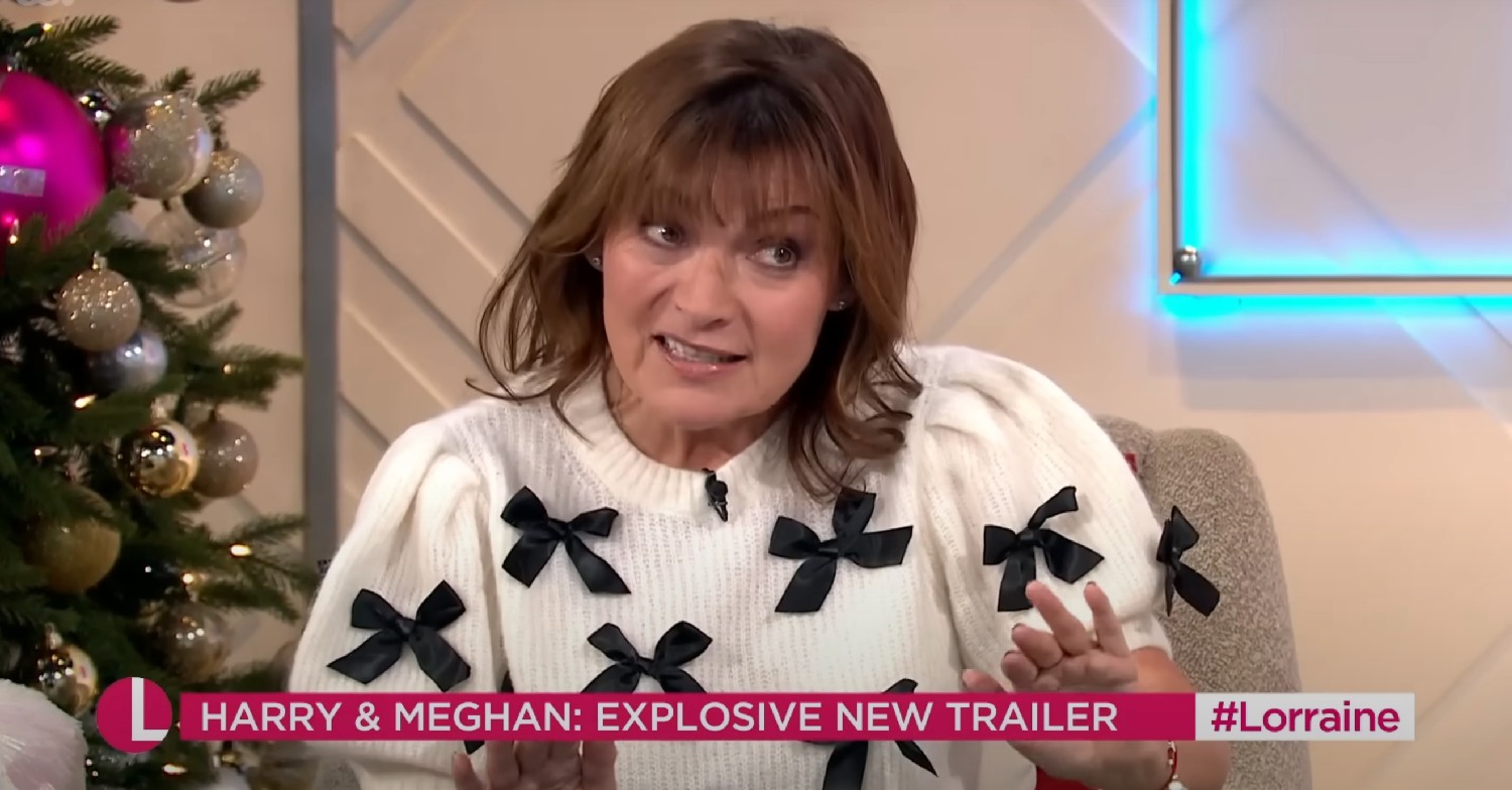 Lorraine Kelly speaking on Lorraine today 
