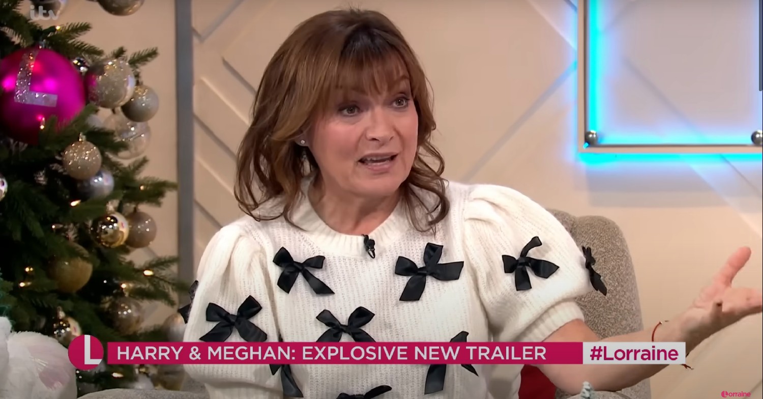 Lorraine Kelly speaking on Lorraine today 