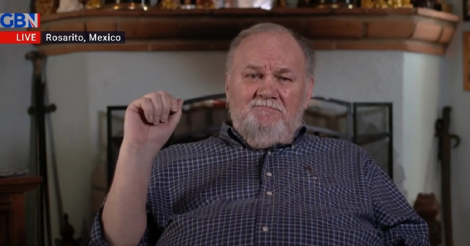 Thomas Markle during an interview on GB News