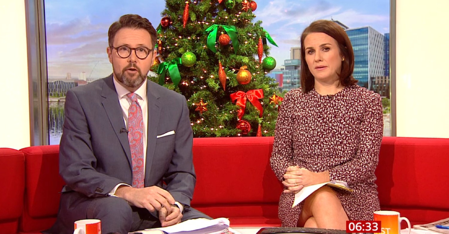 Nina Warhurst and Jon Kay on BBC Breakfast today 
