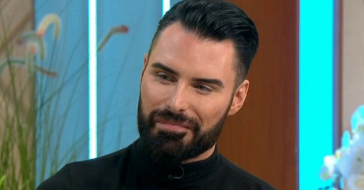 Rylan Clark smiling on Lorraine