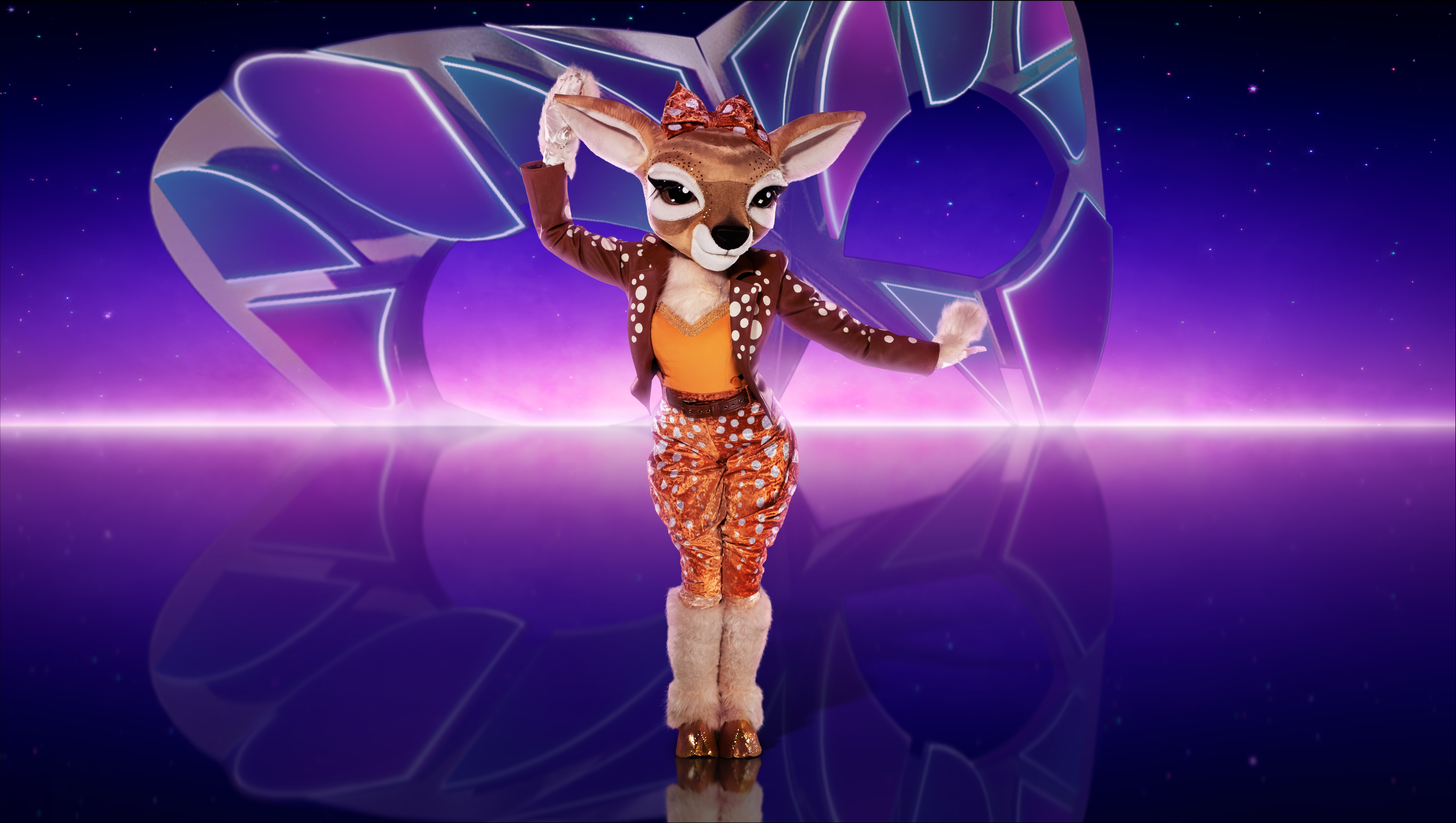 Fawn poses on The Masked Singer 2023