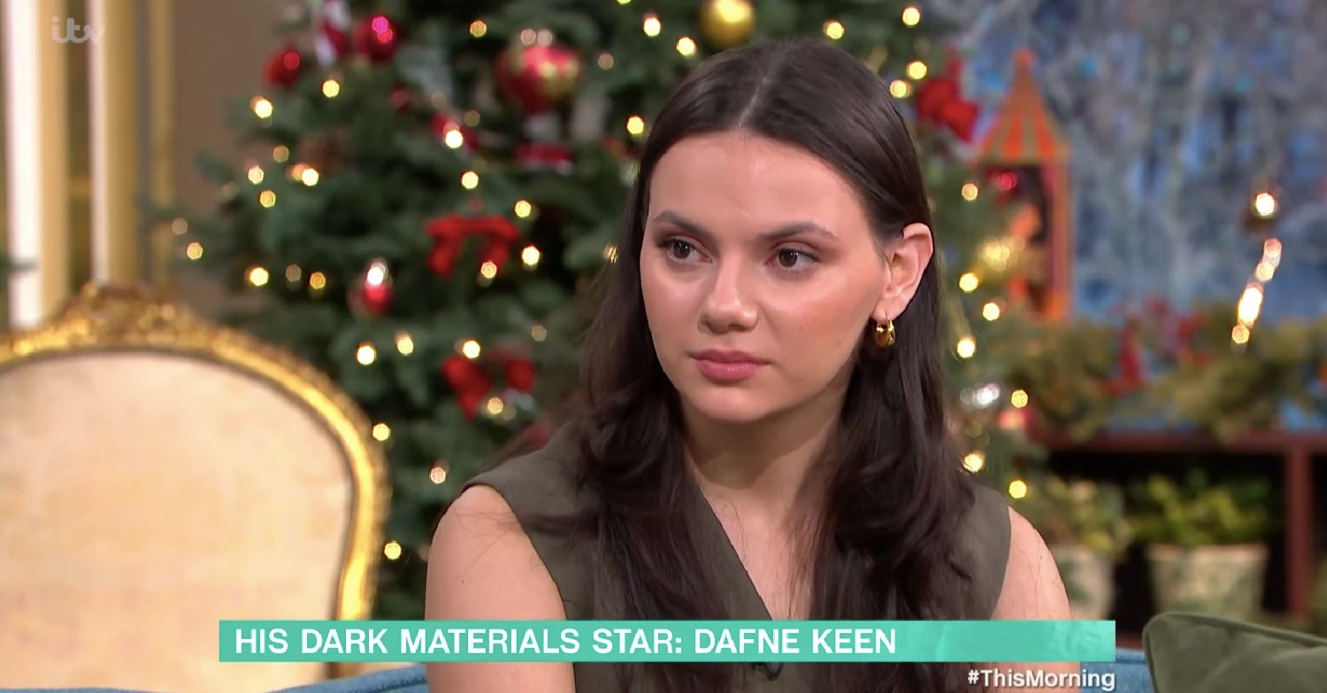 Dafne Keen talking on This Morning