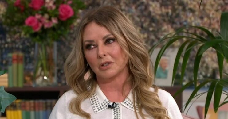 Carol Vorderman speaking on This Morning