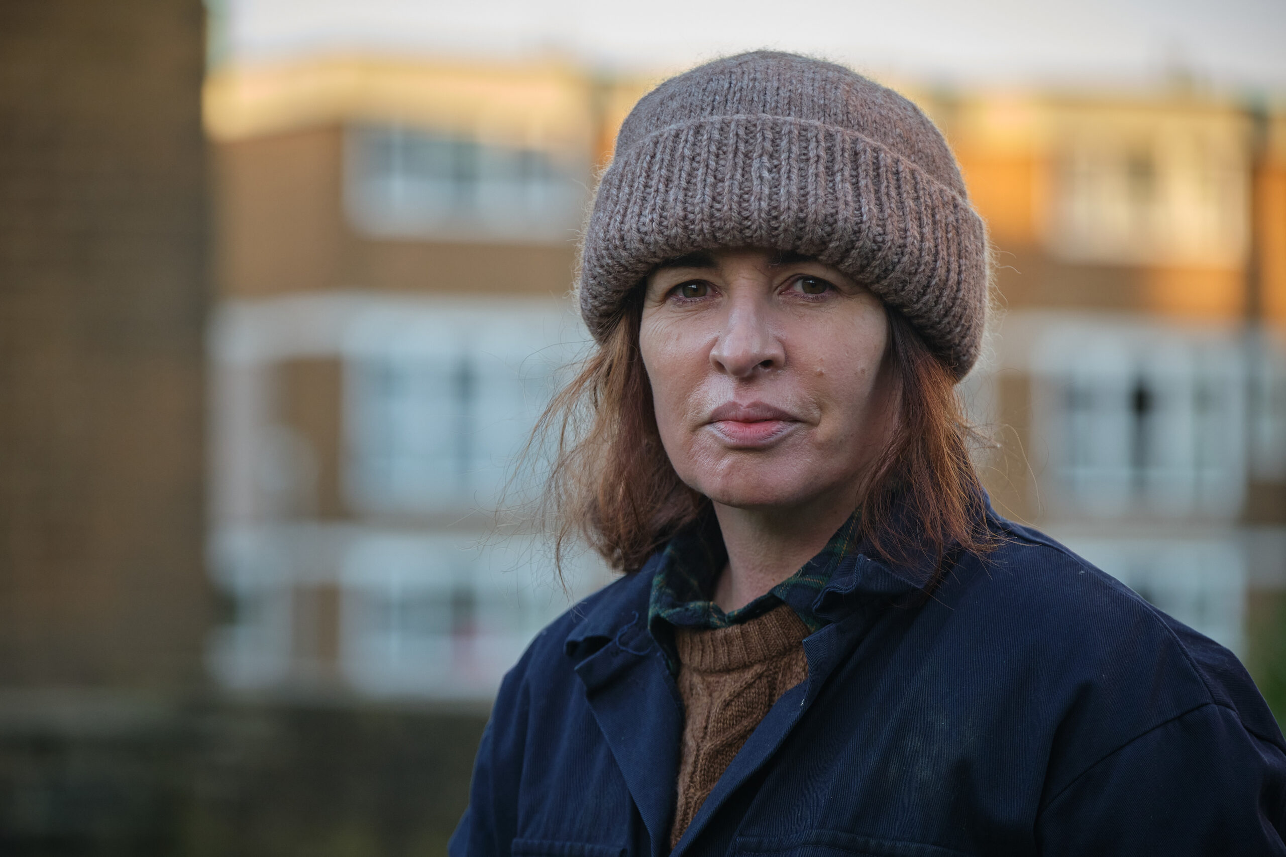Susan Lynch as Alison Garrs walking in Happy Valley series 3 episode 2