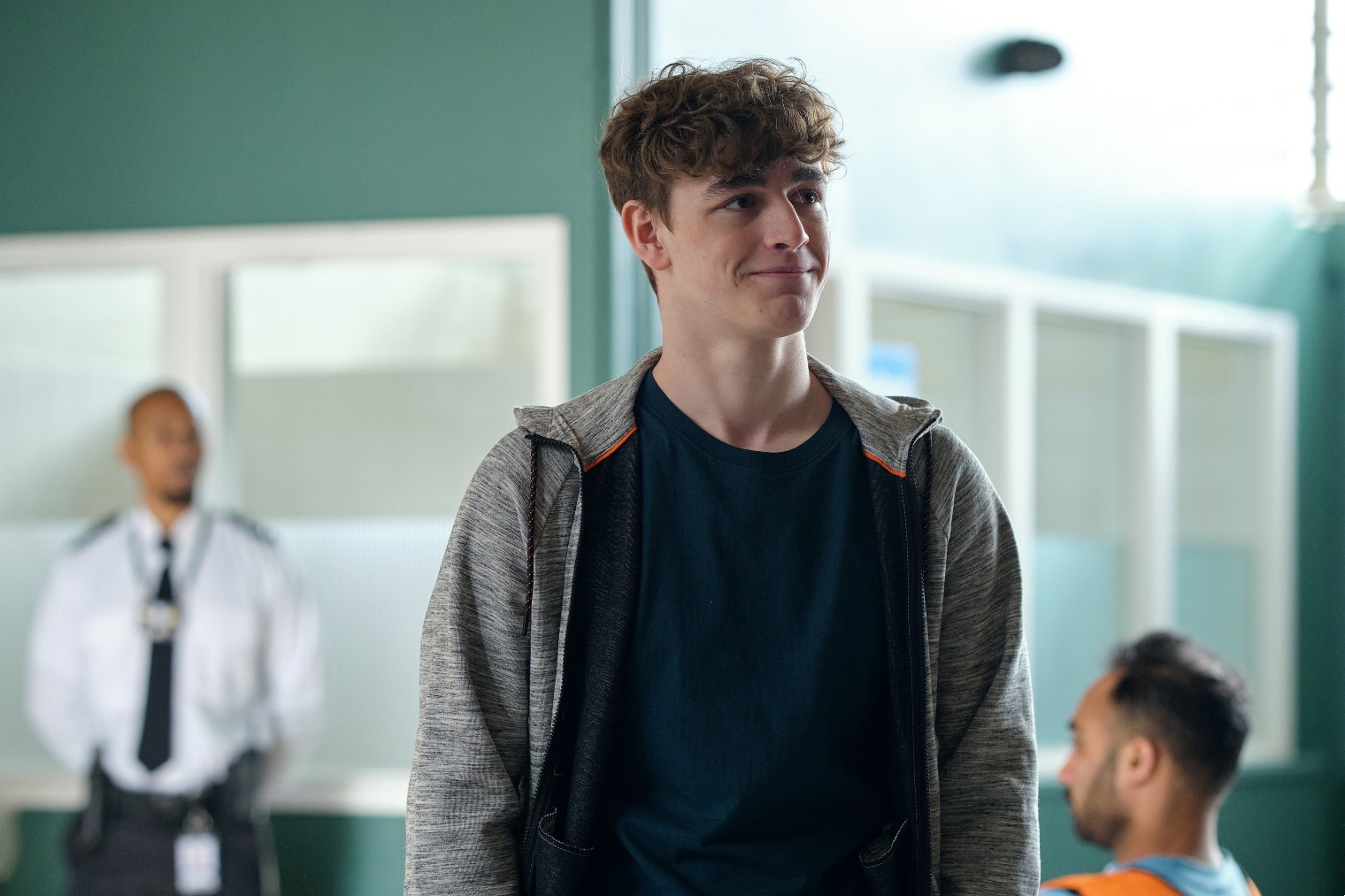 Ryan smiles at Tommy in prison in Happy Valley series 3