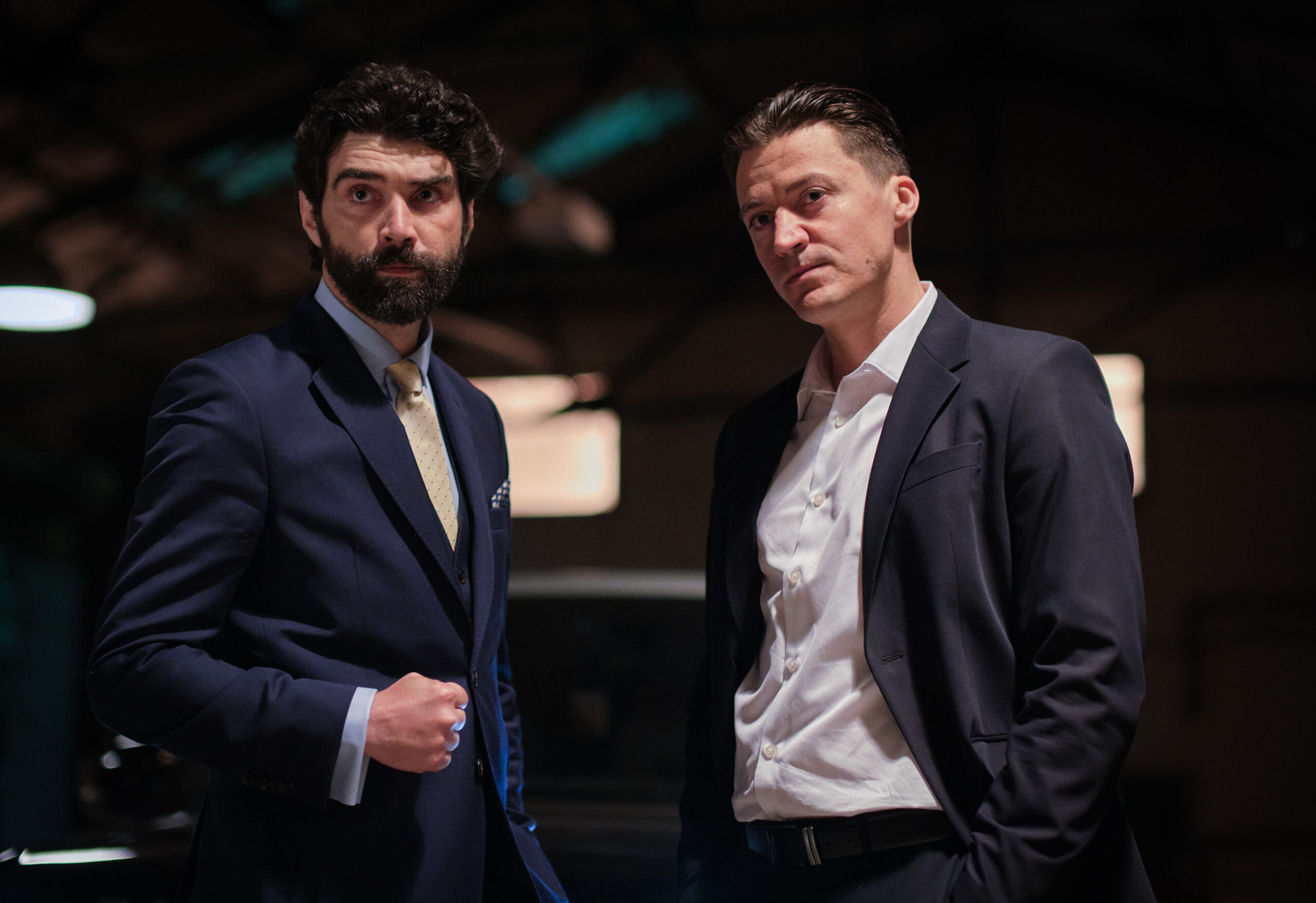Alec Secareanu and Greg Kolpakchi standing together in Happy Valley