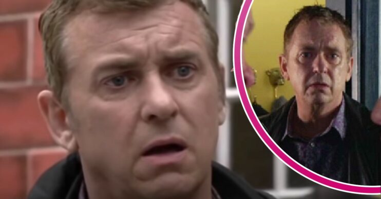 Alfie looking shocked and heartbroken in EastEnders