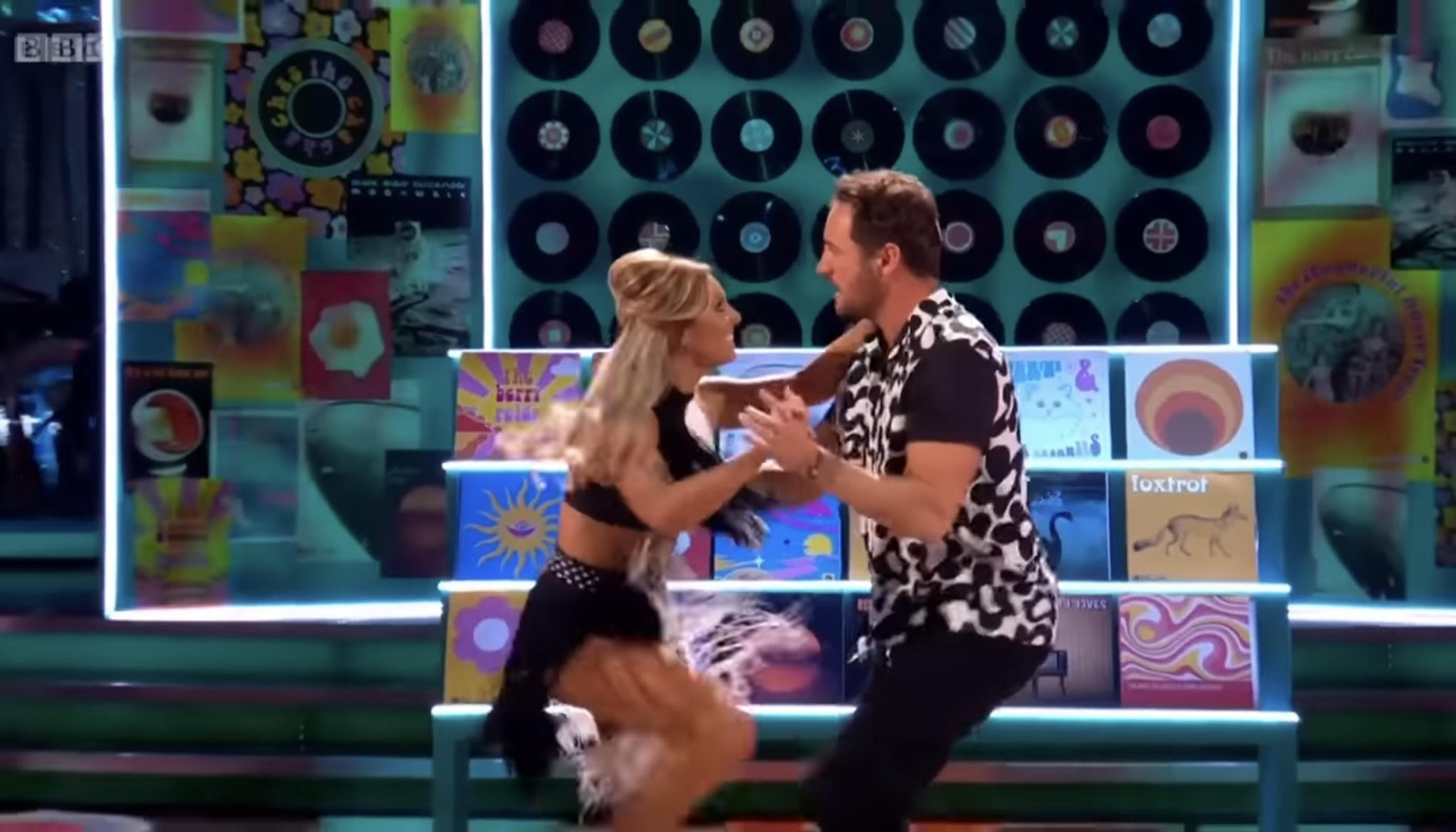 Amy Dowden dances with James Bye on Strictly