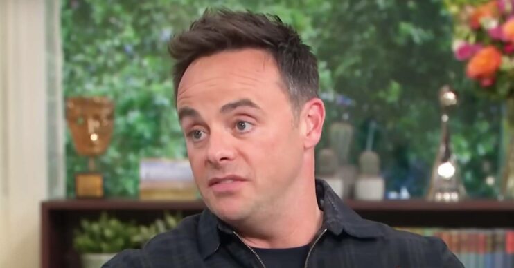 Ant McPartlin speaks during an appearance on This Morning