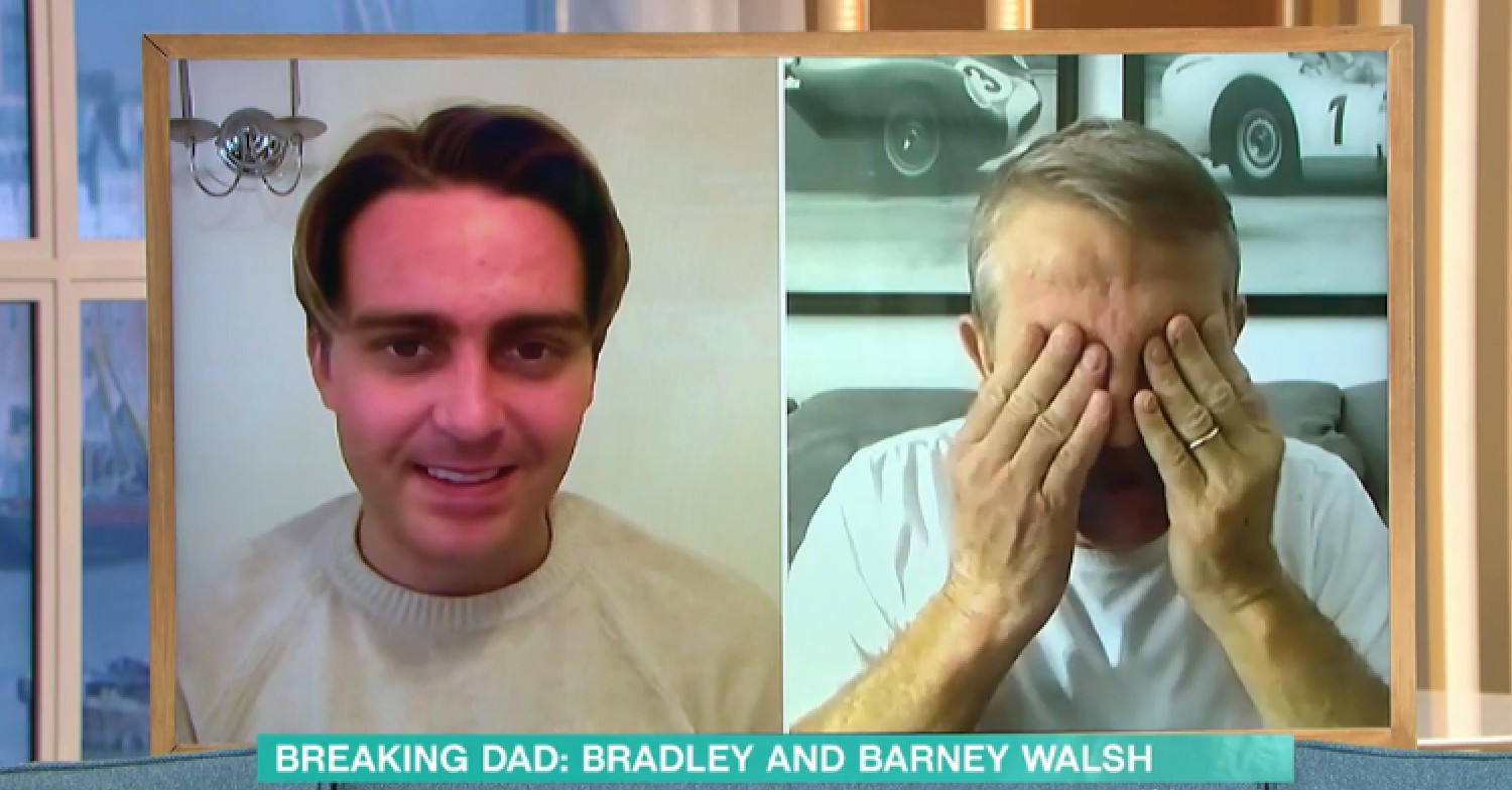 Breaking Dad stars Barney and Bradley Walsh on This Morning today