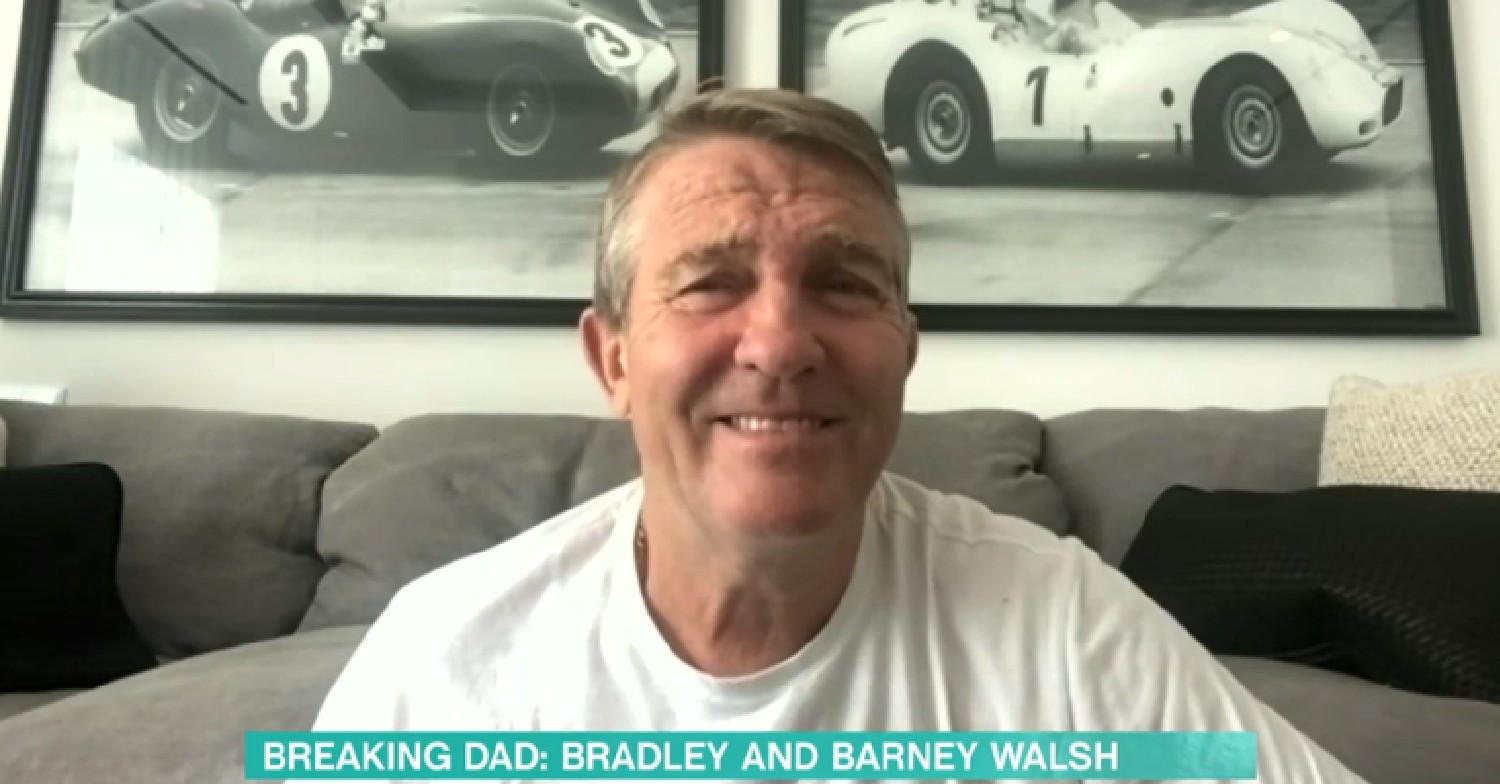 Breaking Dad star Bradley Walsh via video call on This Morning today