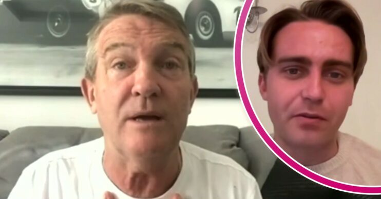 Breaking Dad stars Bradley Walsh and Barney on This Morning today