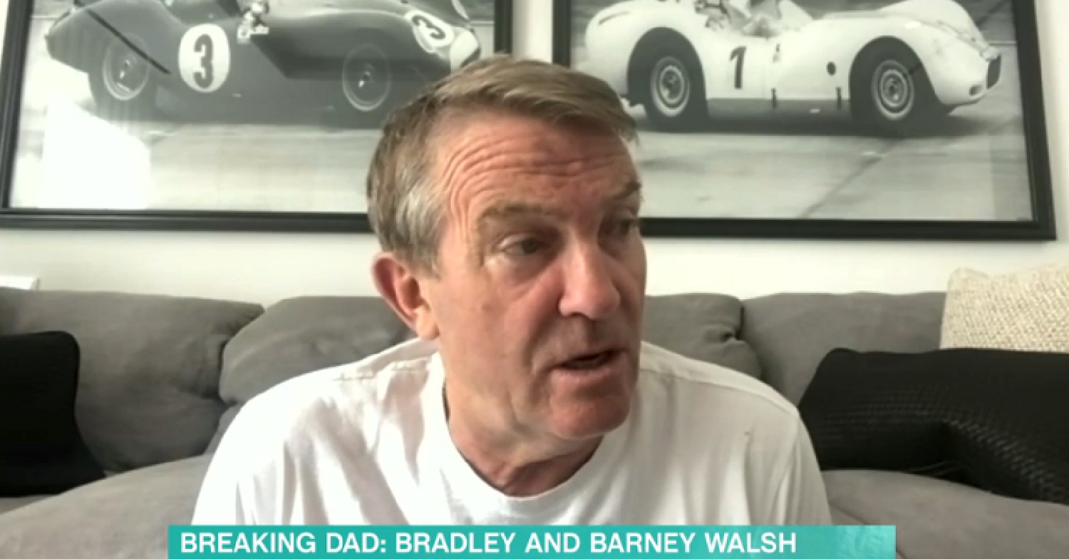 Breaking Dad star Bradley Walsh via video call on This Morning today