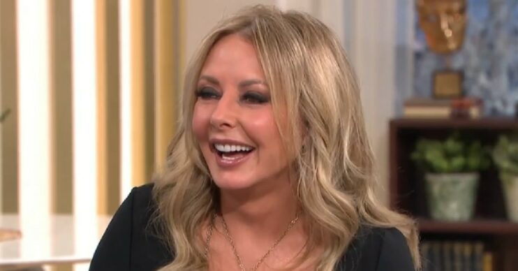 Carol Vorderman smiling on This Morning