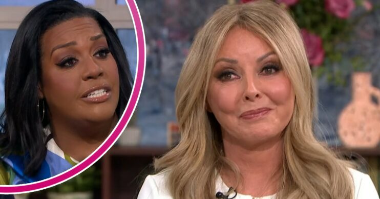 Alison Hammond and Carol Vorderman on This Morning today